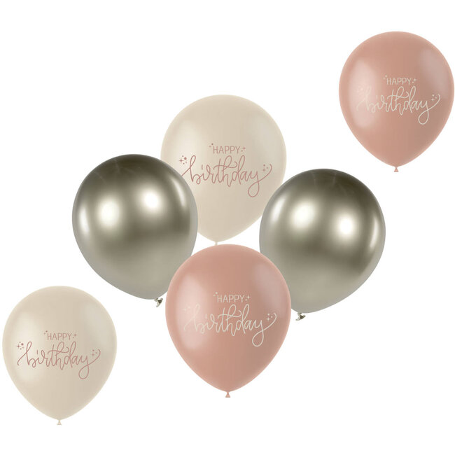 Crème Rose - Latex Ballonnen - 6 st - 33cm