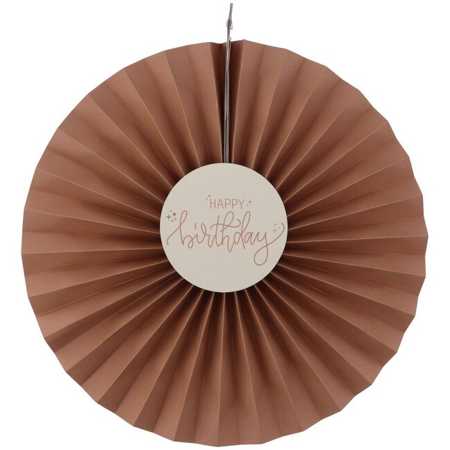 Crème Rose - Deco Fan Set - 3st