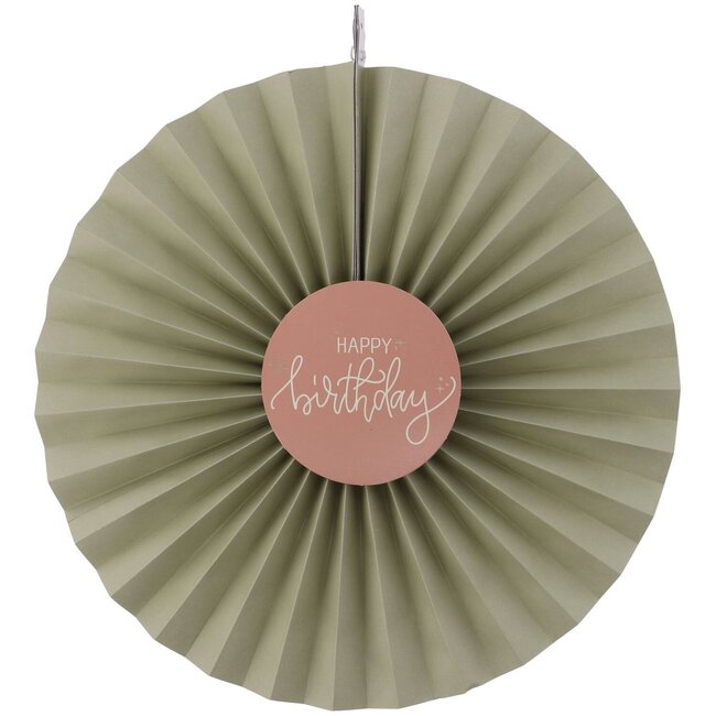 Crème Rose - Deco Fan Set - 3st