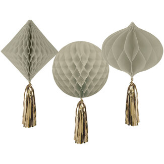 Folat Crème Rose - Honeycomb Set - 25x30 cm - 3 stuks