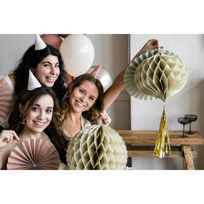 Crème Rose - Honeycomb Set - 25x30 cm - 3 stuks