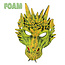 Groene Draak Masker