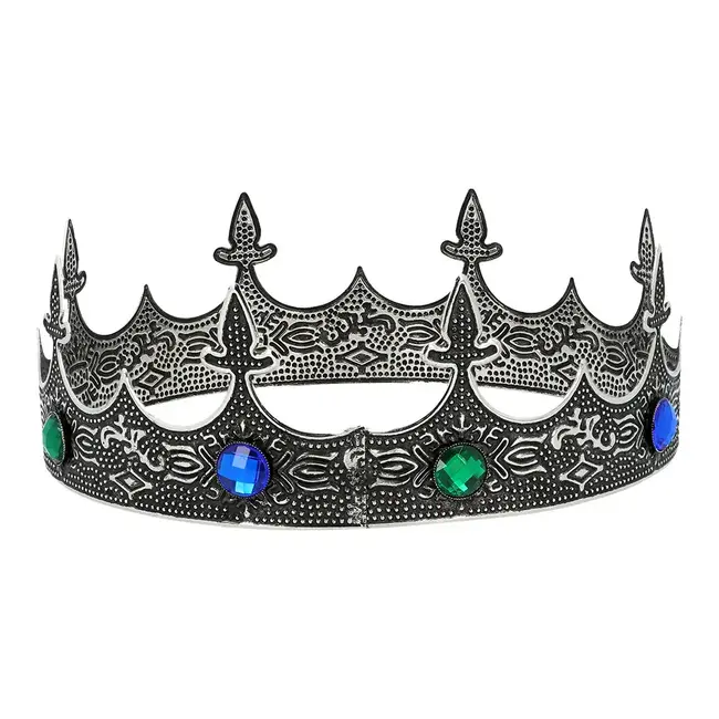 Metalen Kroon Royalty Zilver
