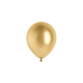 Strong Balloons Ballonnen Chrome Goud - 12 cm - 50 stuks