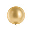Ronde Ballon Chrome Goud - 60 cm - 1 stuk