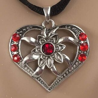 Haus Huberts Ketting Heart (Strass)
