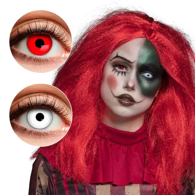 3 Maands Duo lenzen - Creepy Clown