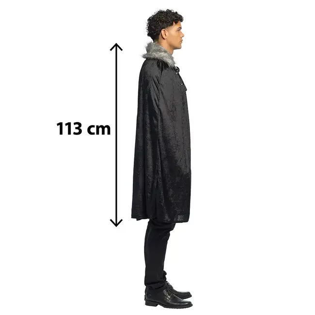 Cape Crimson Zwart - 113 cm