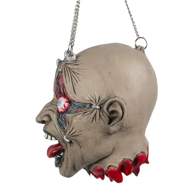 Hang Decoratie Gemarteld Hoofd - 50 x 21 cm