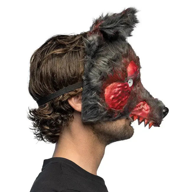 Pluchen Masker Bloederig Weerwolf