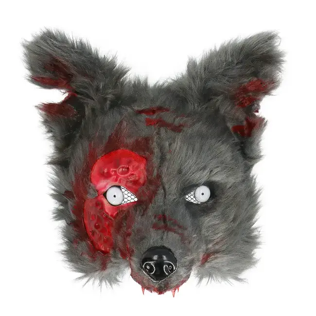Pluchen Masker Bloederig Weerwolf