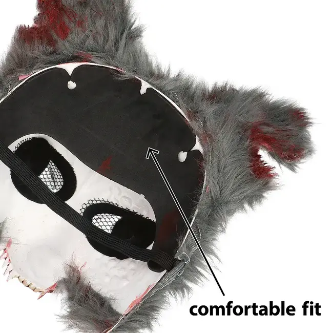 Pluchen Masker Bloederig Weerwolf