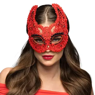 Boland Kanten Oogmasker Duivel