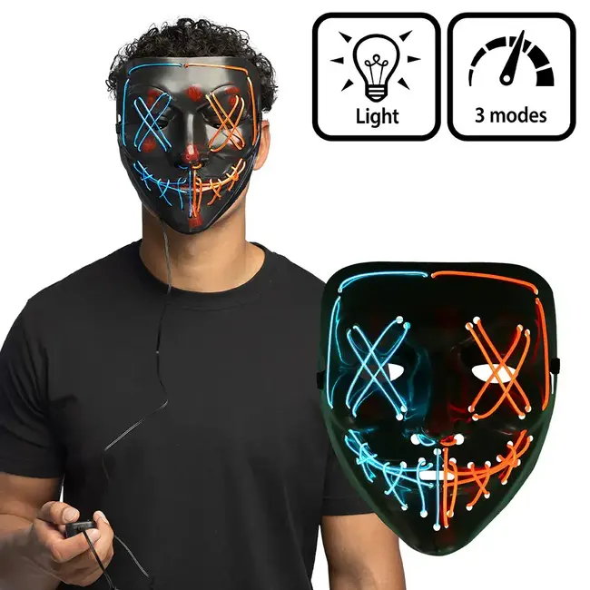 Led-masker Killer Smile Duo