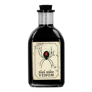 Boland Glazen Flesje 'Black Widow Venom' - 14 x 6 x 6 cm