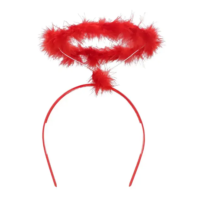 Set Duivel Rood - Diadeem Halo en Vleugels