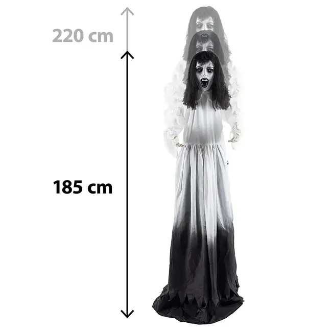 Staande Decoratie Ghost Widow - pop-up 185 tot 225 cm