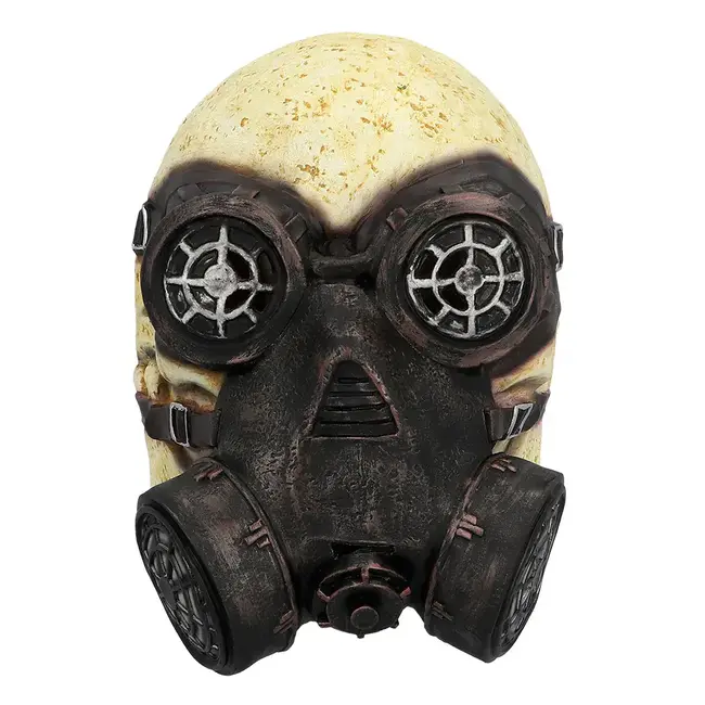 Latex Hoofd Masker Gas Skull