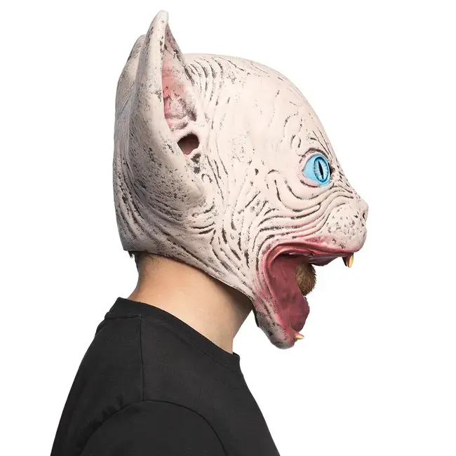 Latex Hoofd Masker Horror Cat