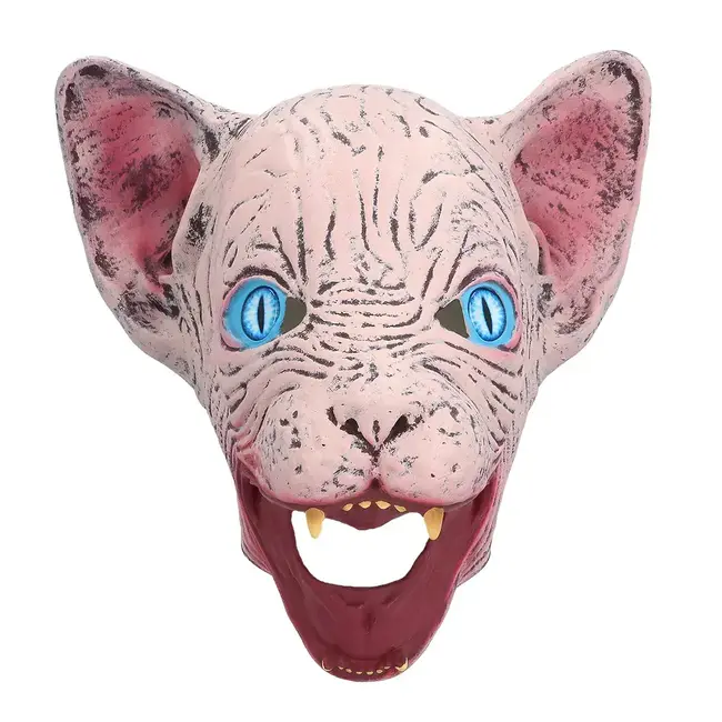 Latex Hoofd Masker Horror Cat
