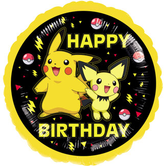 Anagram Folieballon Pokemon Happy Birthday