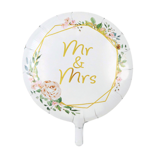 Globos Folieballon Mr & Mrs Flower - 45cm
