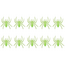 Glow in the dark Spinnen - 10 st - ... cm