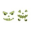 GID Gel Stickers "Pompoen" - 16,5 x 32 cm