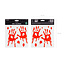 Gel Raam Stickers "Bloody Hands" - ? cm