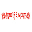 Gel Raam Stickers "You're Next" - 14 x 48,5 cm