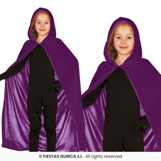 Guirca Fluwelen Cape met Capuchon - 100 cm