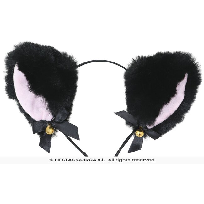Cat Ears Headband - black