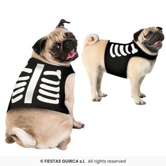 Guirca Honden Kostuum Skeleton