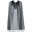 Transparante Cape Spinnenweb Zilver - 130 cm