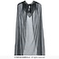Transparante Cape Spinnenweb Zilver - 130 cm