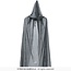 Transparante Cape Spinnenweb Zilver - 130 cm