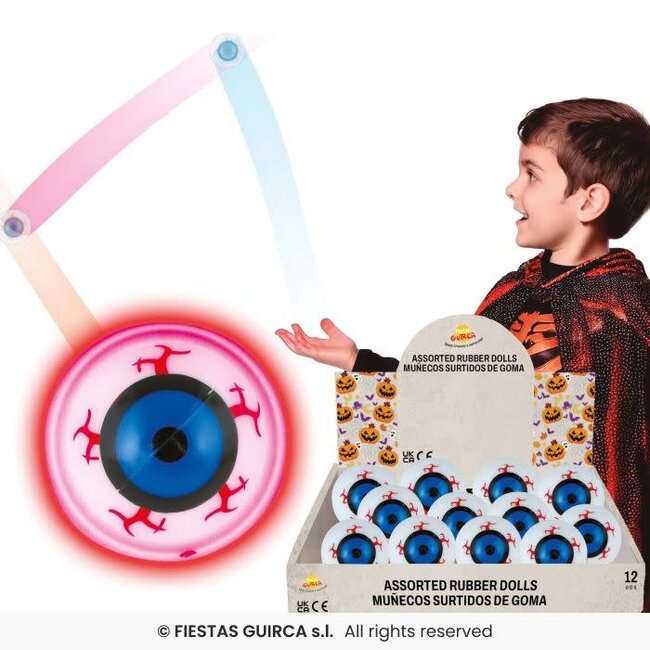 Lichtgevende Oog Stuiterbal  - 5,5 cm