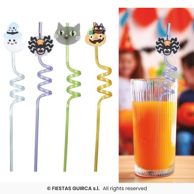 Zak Met 4 Halloweenrietjes – 27 cm