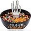 Happy Halloween Snoepschaal Met Skelethand – 25 cm