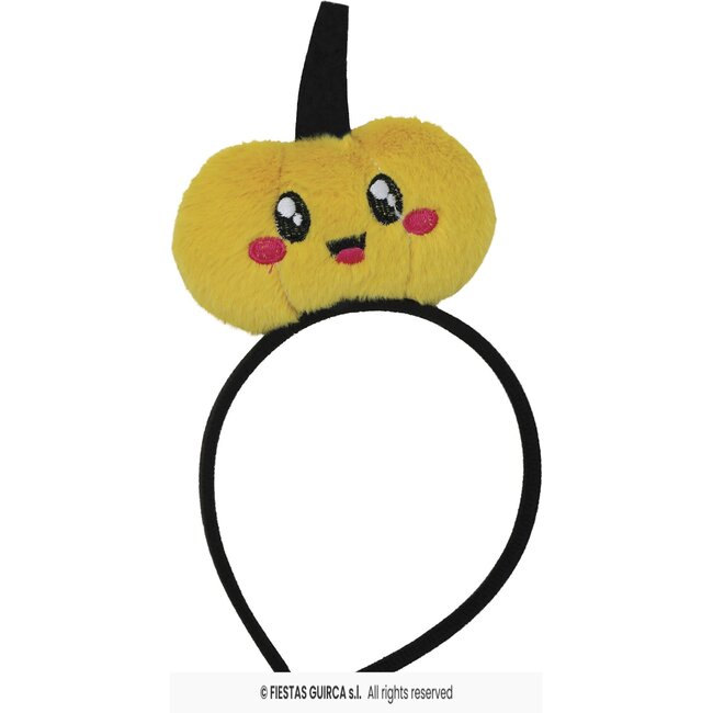 Pluche Haarband - Pompoen
