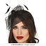 Tiara Met Zwarte Bloem