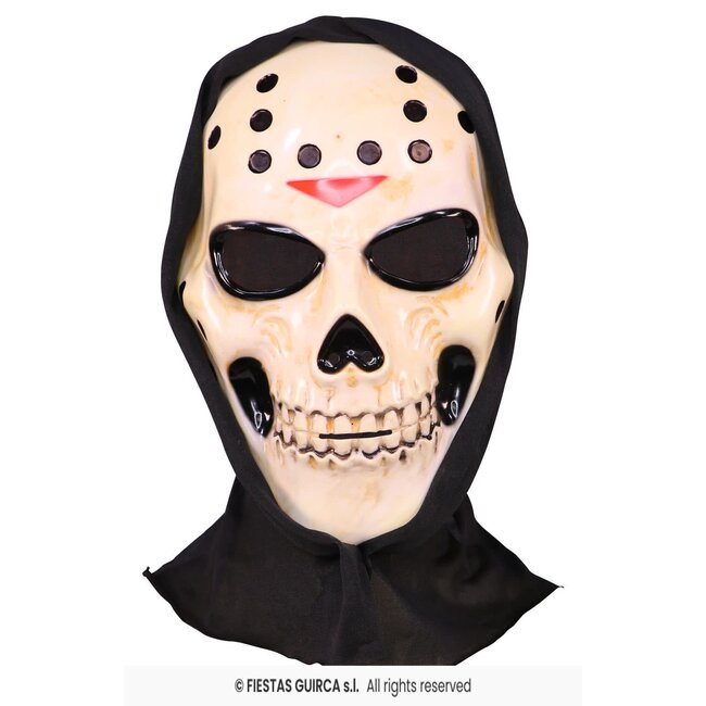 Schedel Hockeymasker Met Capuchon