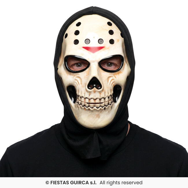 Schedel Hockeymasker Met Capuchon