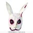 Latex Masker Creepy Konijn