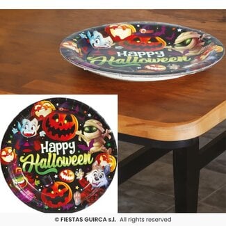 Fiesta Bordjes Kleine Monsters - 23 cm - 6 st