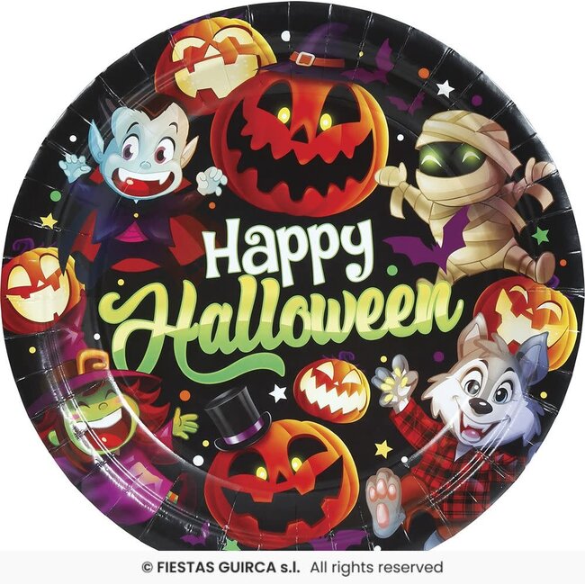Bordjes Kleine Monsters - 23 cm - 6 st