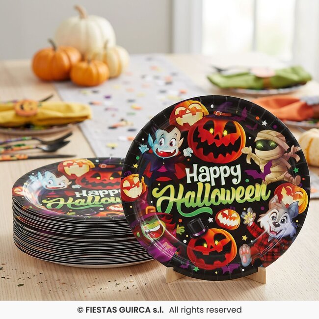Bordjes Kleine Monsters - 23 cm - 6 st