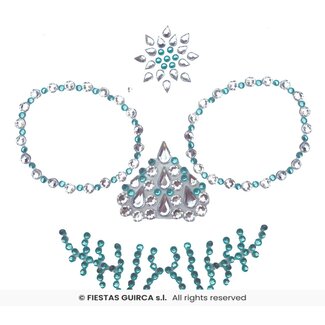 Fiesta Face & Body Jewels - Schedel - Groen