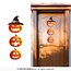 Fiesta Houten Decoratie Bord Happy Halloween Pompoen - 64 cm - 3 delig