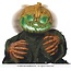 Pompoen Figuur met Licht en Geluid - 50 cm
